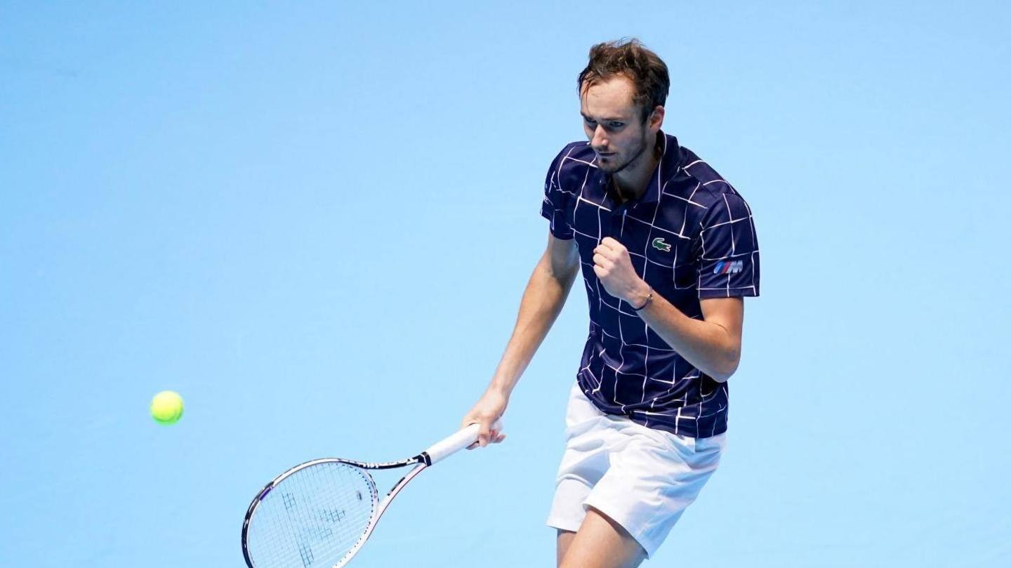 ATP Finals: Medvedev stuns Djokovic, Zverev wins | NewsBytes