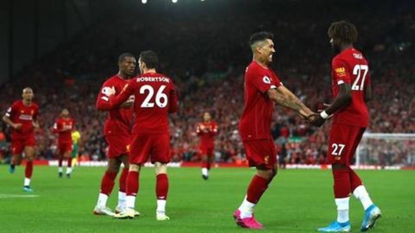 Liverpool will lift the Premier League trophy Liverpool will lift the Premier League trophy