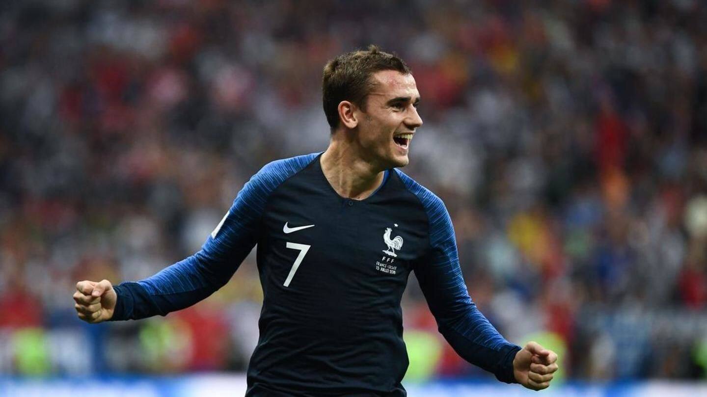 FIFA rankings: World champions France on top