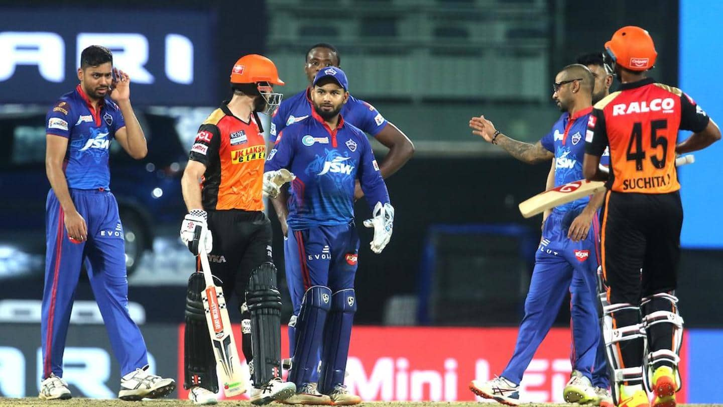 IPL 2021, DC overcome SRH in Super Over: Records broken