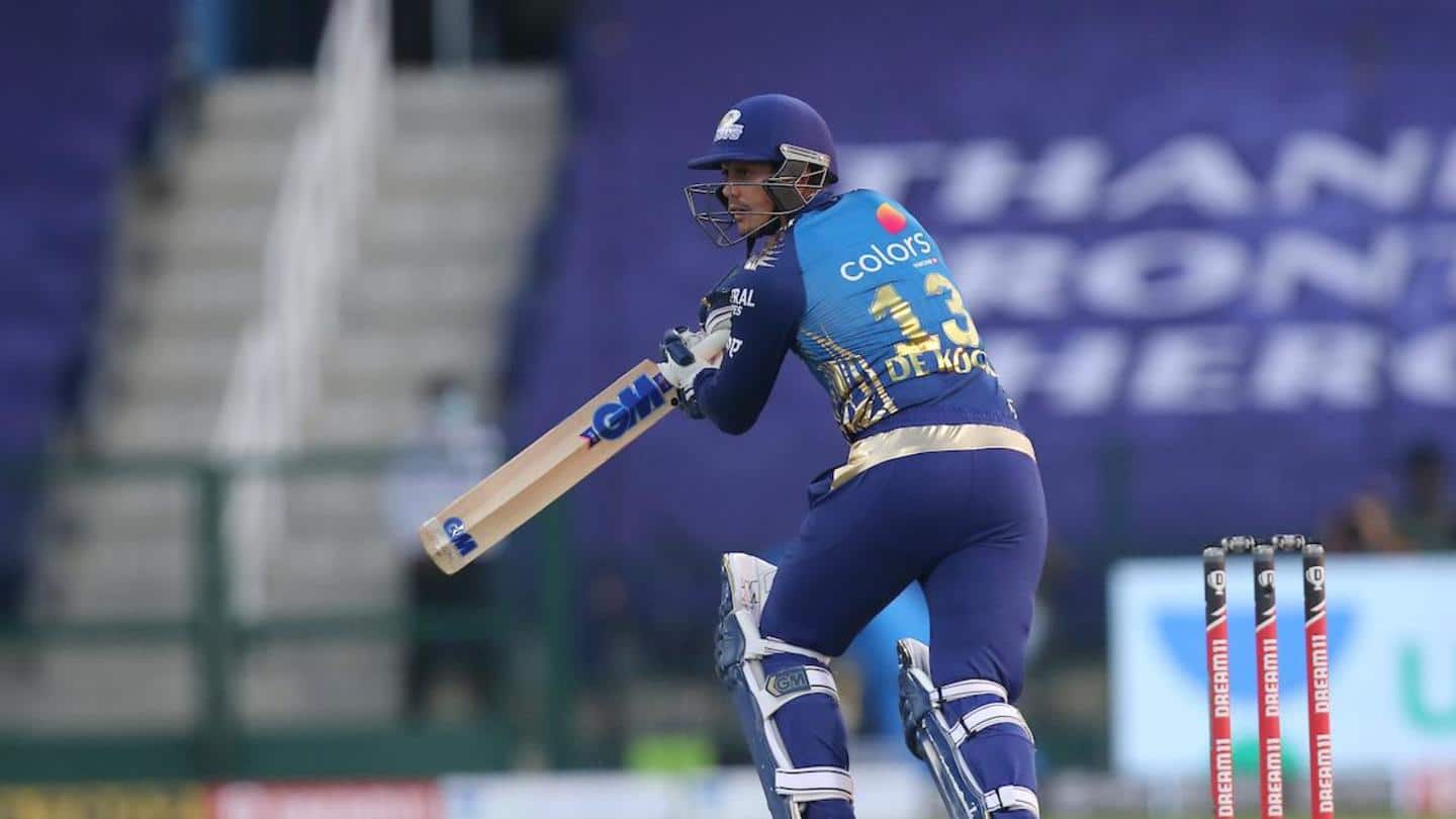 Pandya goes past Simmons, De Kock registers this tally Pandya goes past Simmons, De Kock registers this tally