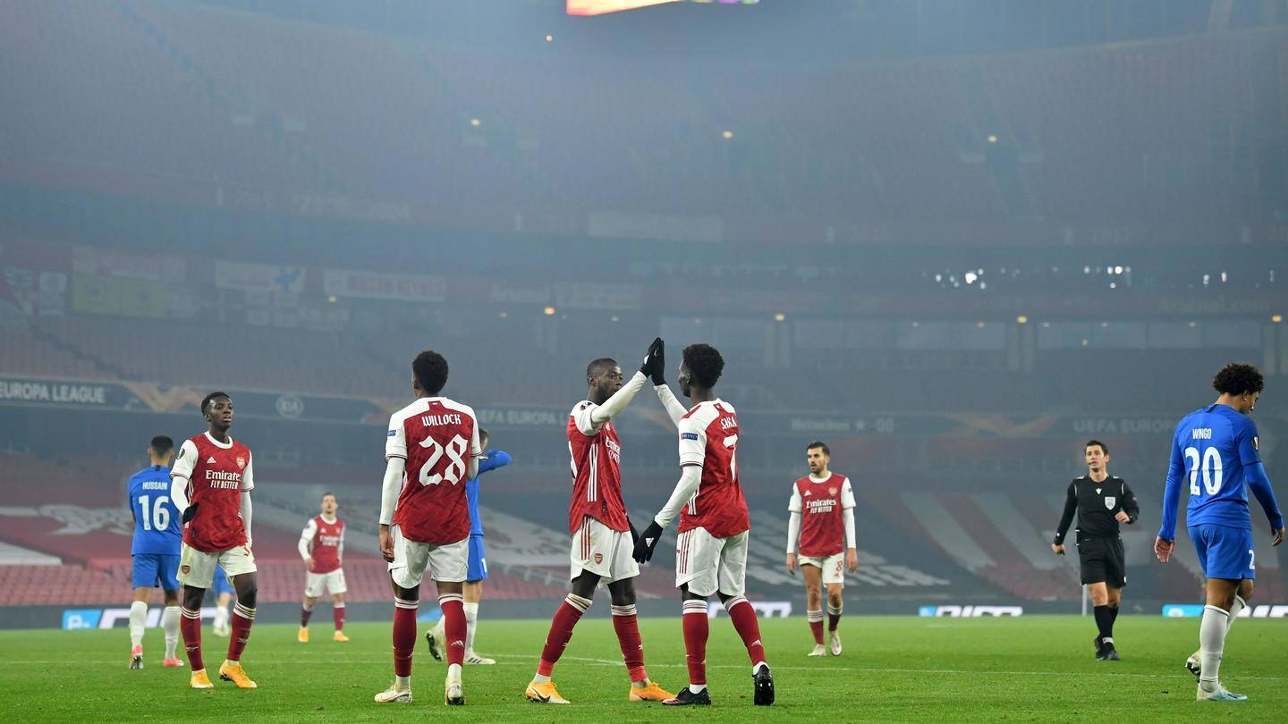 Arsenal register these feats after thrashing Molde 4-1 Arsenal register these feats after thrashing Molde 4-1