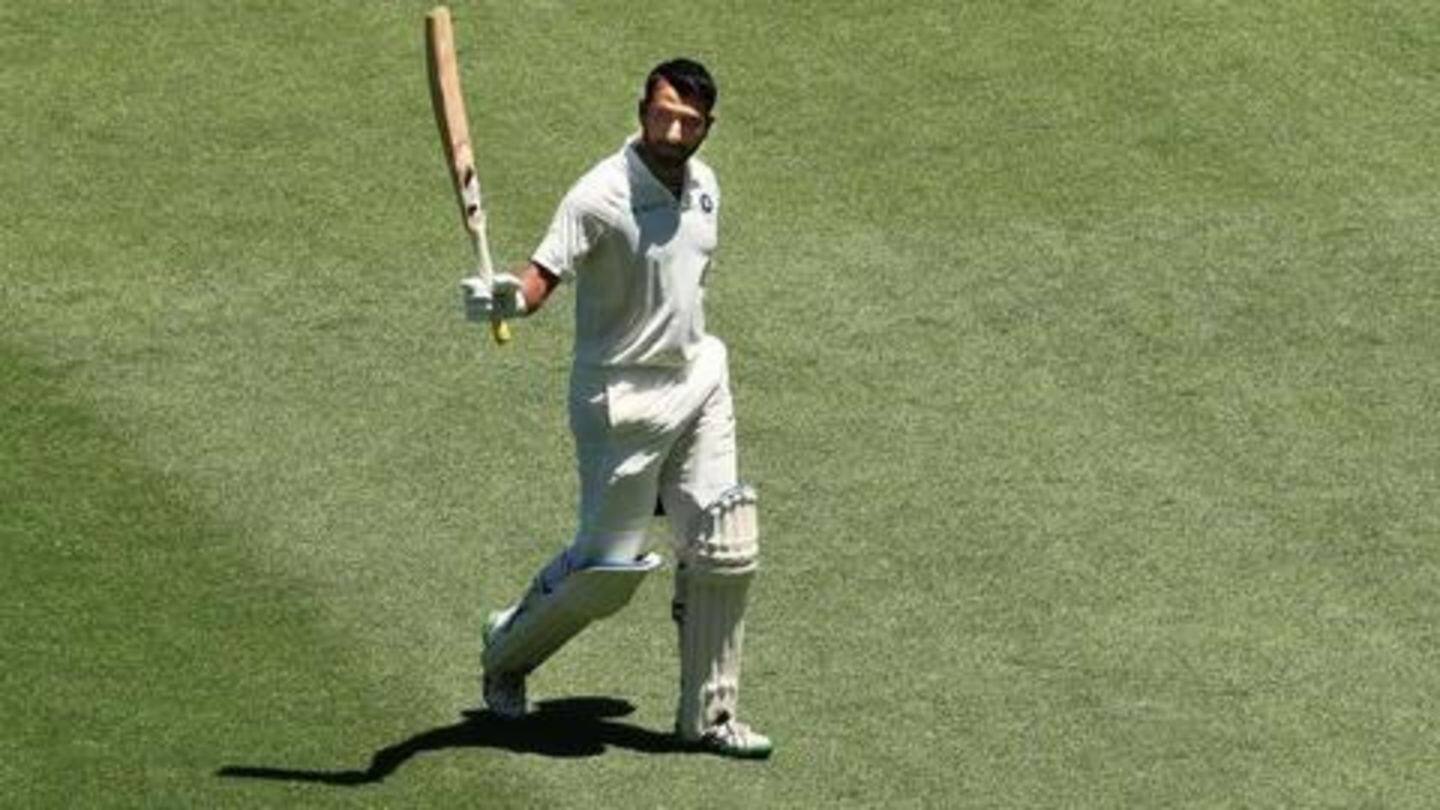 Pujara slams double ton against Karnataka Pujara slams double ton against Karnataka