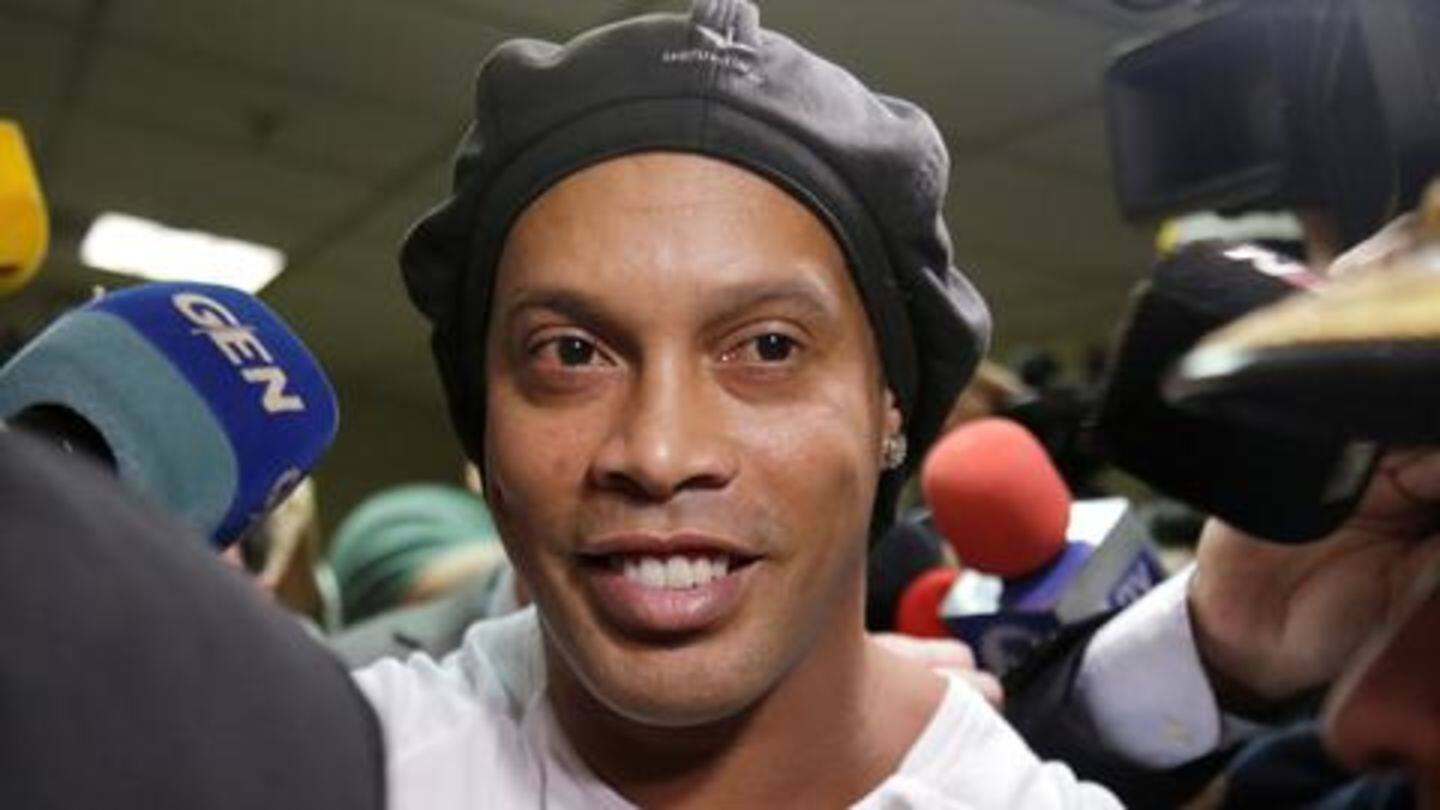 Ronaldinho opens up on arrest in fake passport case