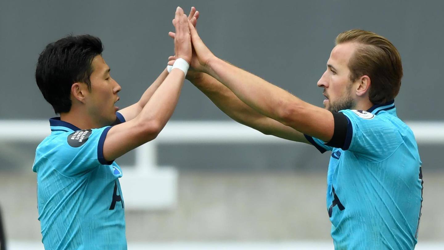 Son Heung-min and Kane shine for Spurs Son Heung-min and Kane shine for Spurs