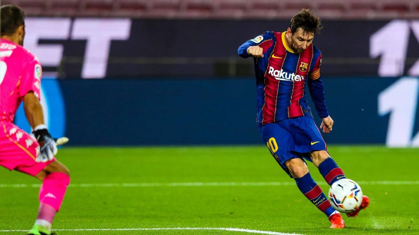 Messi does the job for Barcelona Messi does the job for Barcelona
