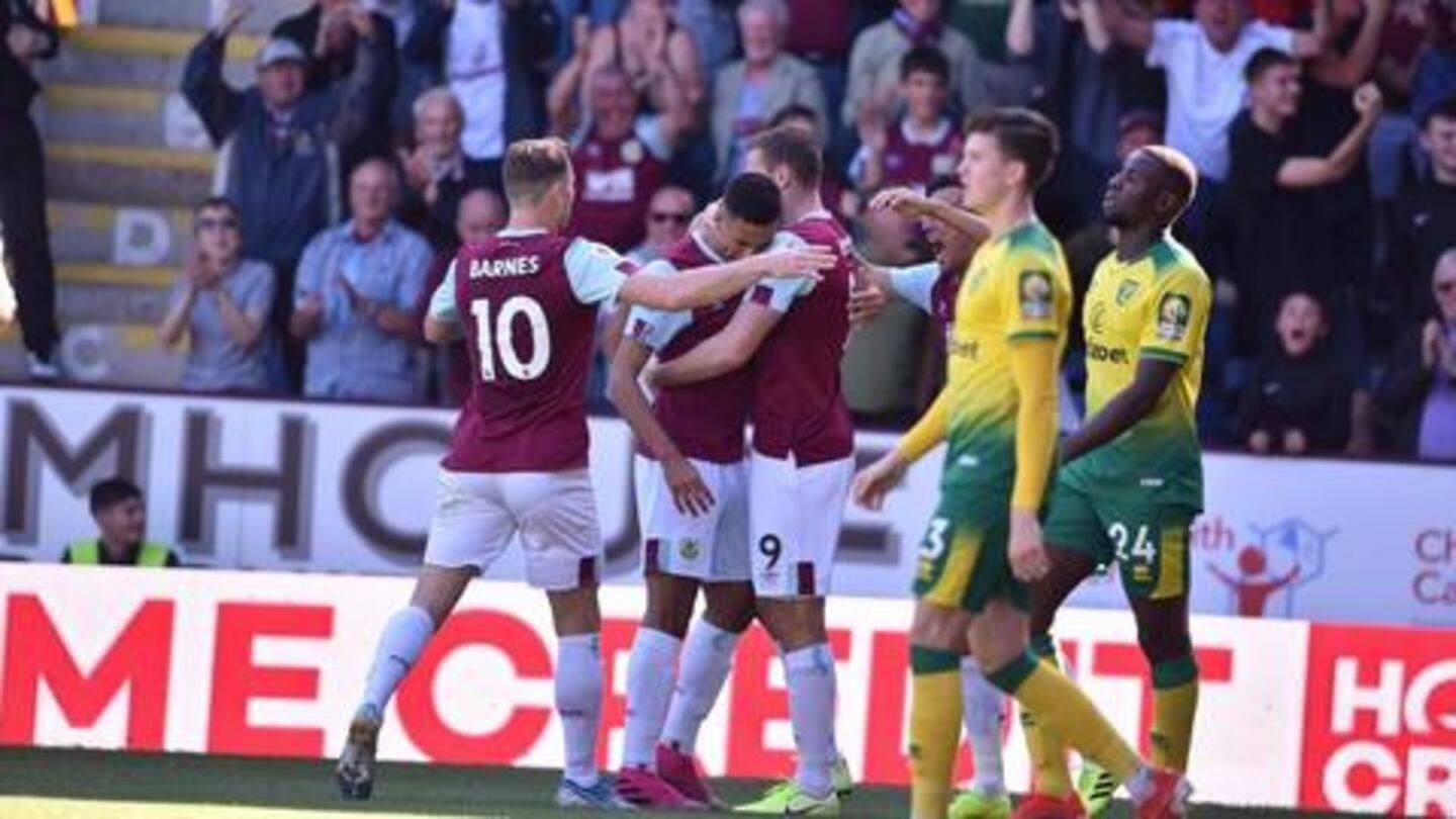 Burnley seal a tremendous 2-0 victory against Norwich Burnley seal a tremendous 2-0 victory against Norwich