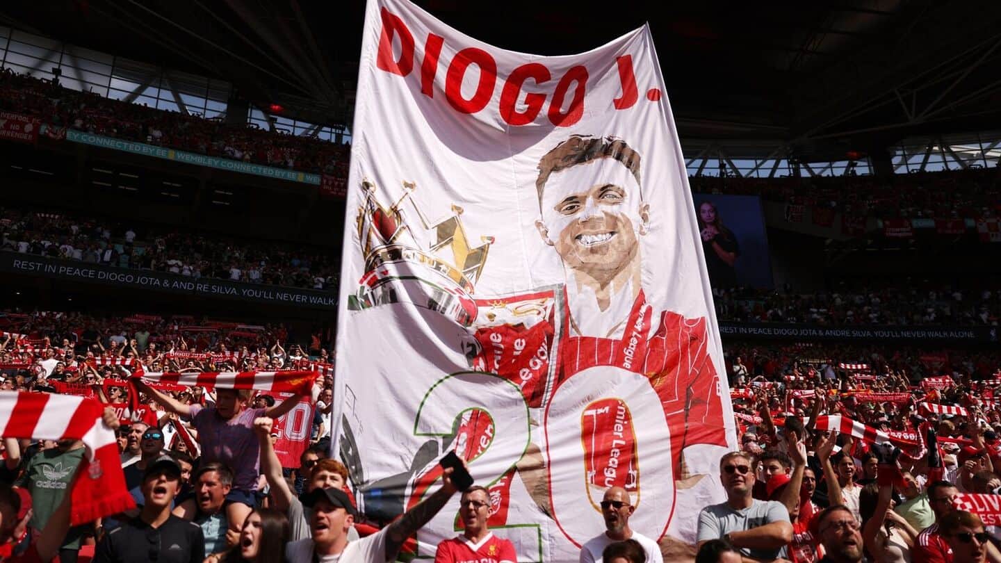 Premier League: Liverpool to pay special tribute to Diogo Jota 