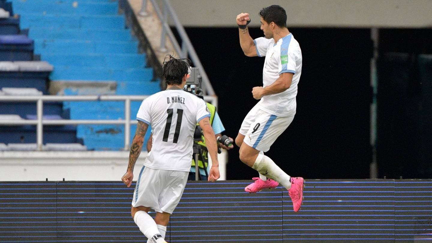 Suarez overcomes Ronaldo in terms of international goals Suarez overcomes Ronaldo in terms of international goals