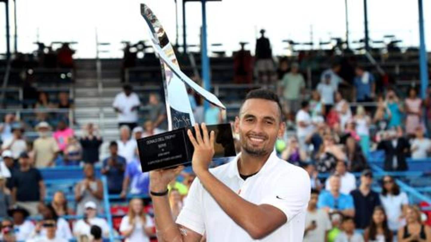 ATP rankings: Tsitsipas enters top five, Kyrgios gains big