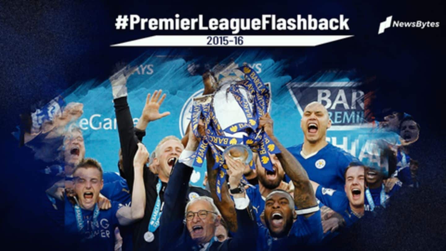 Premier League flashback: Statistical analysis of the 2015-16 season
