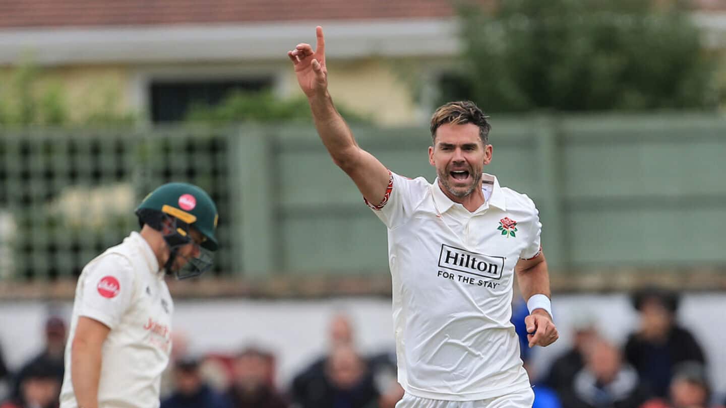 James Anderson extends Lancashire contract until 2026: Decoding his stats