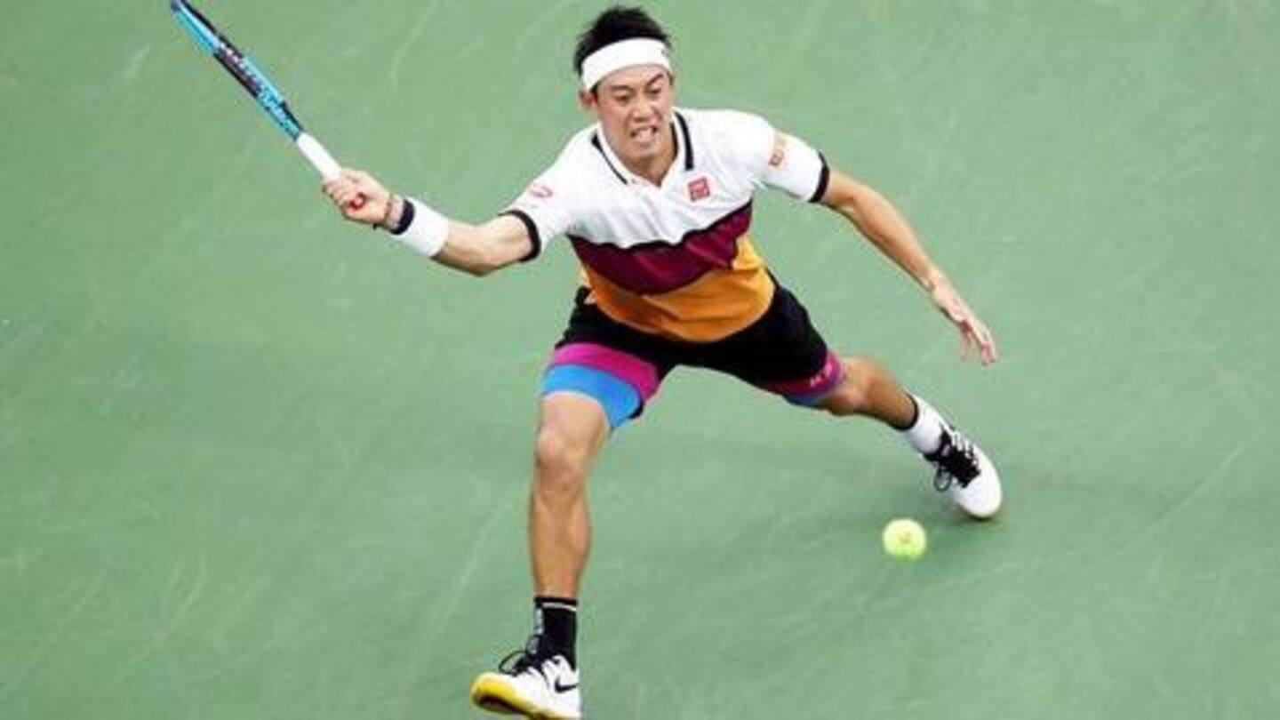 Nishikori survives scare, Dimitrov gets a walkover Nishikori survives scare, Dimitrov gets a walkover
