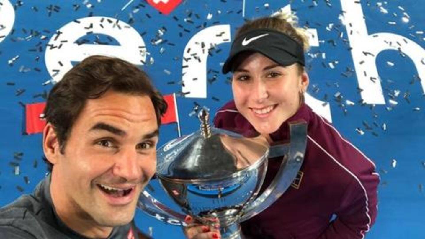 Federer wins Hopman Cup alongside Belinda Bencic Federer wins Hopman Cup alongside Belinda Bencic