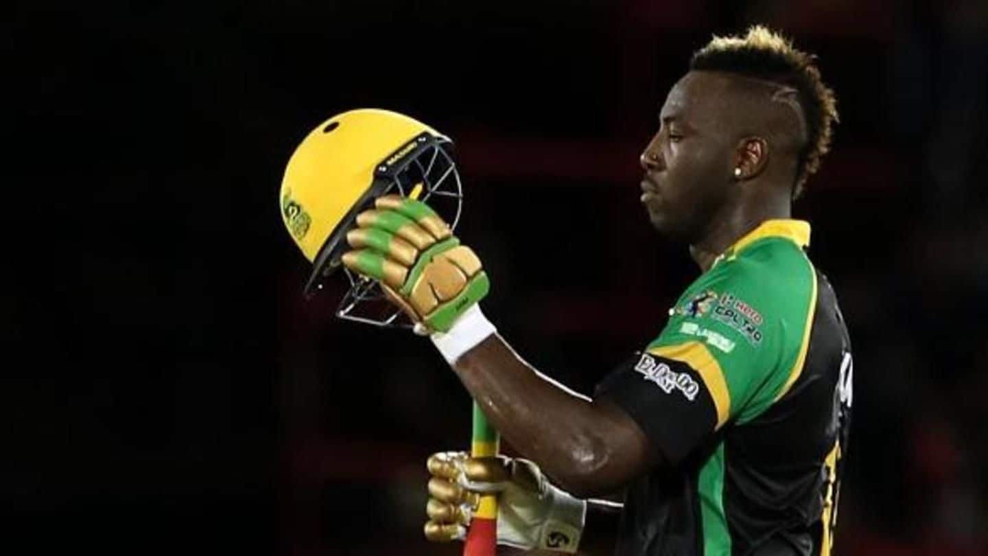 All-round blitz by Russell lights up Caribbean Premier League 2018