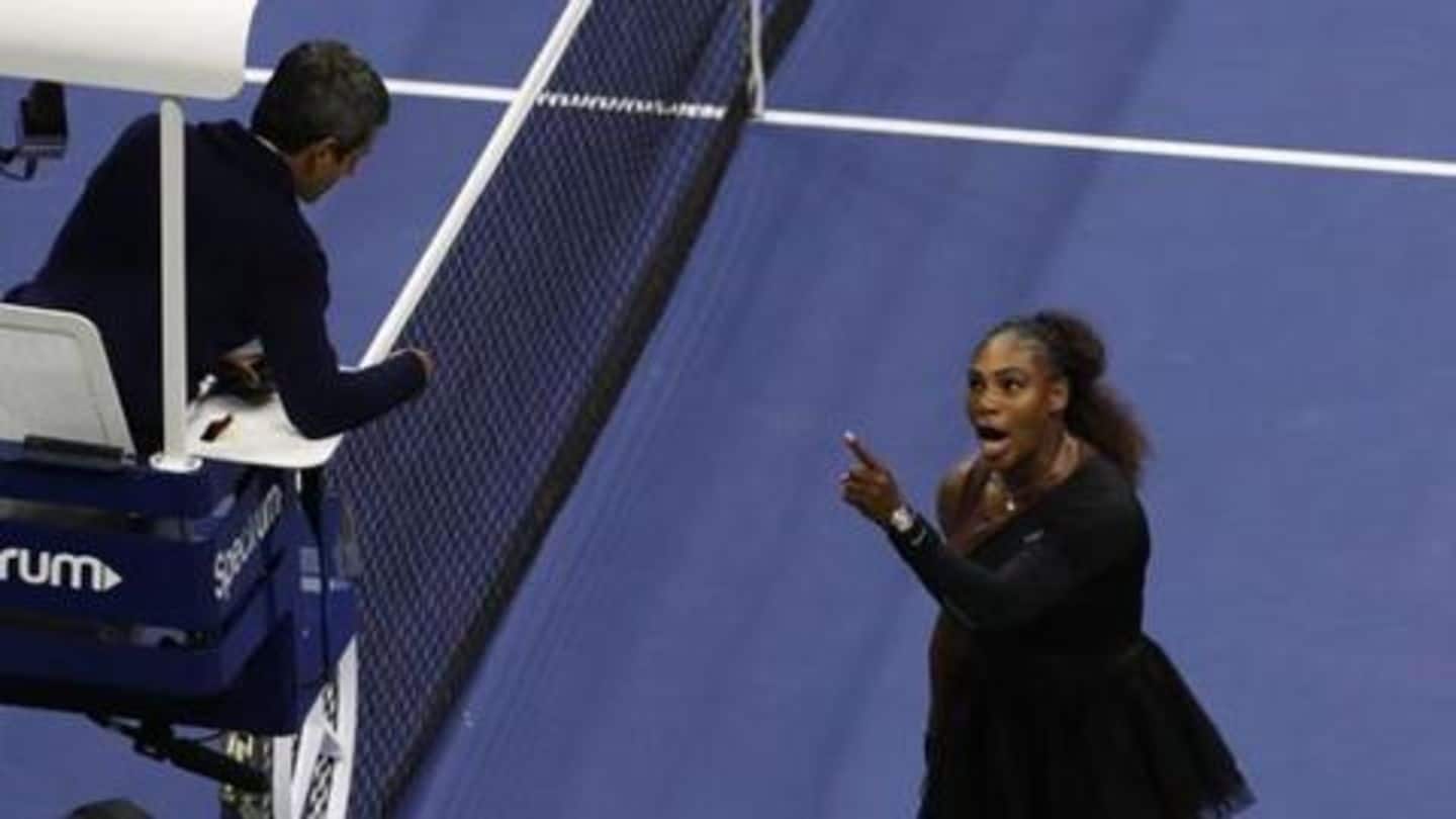 Serena went too far in US Open final: Roger Federer