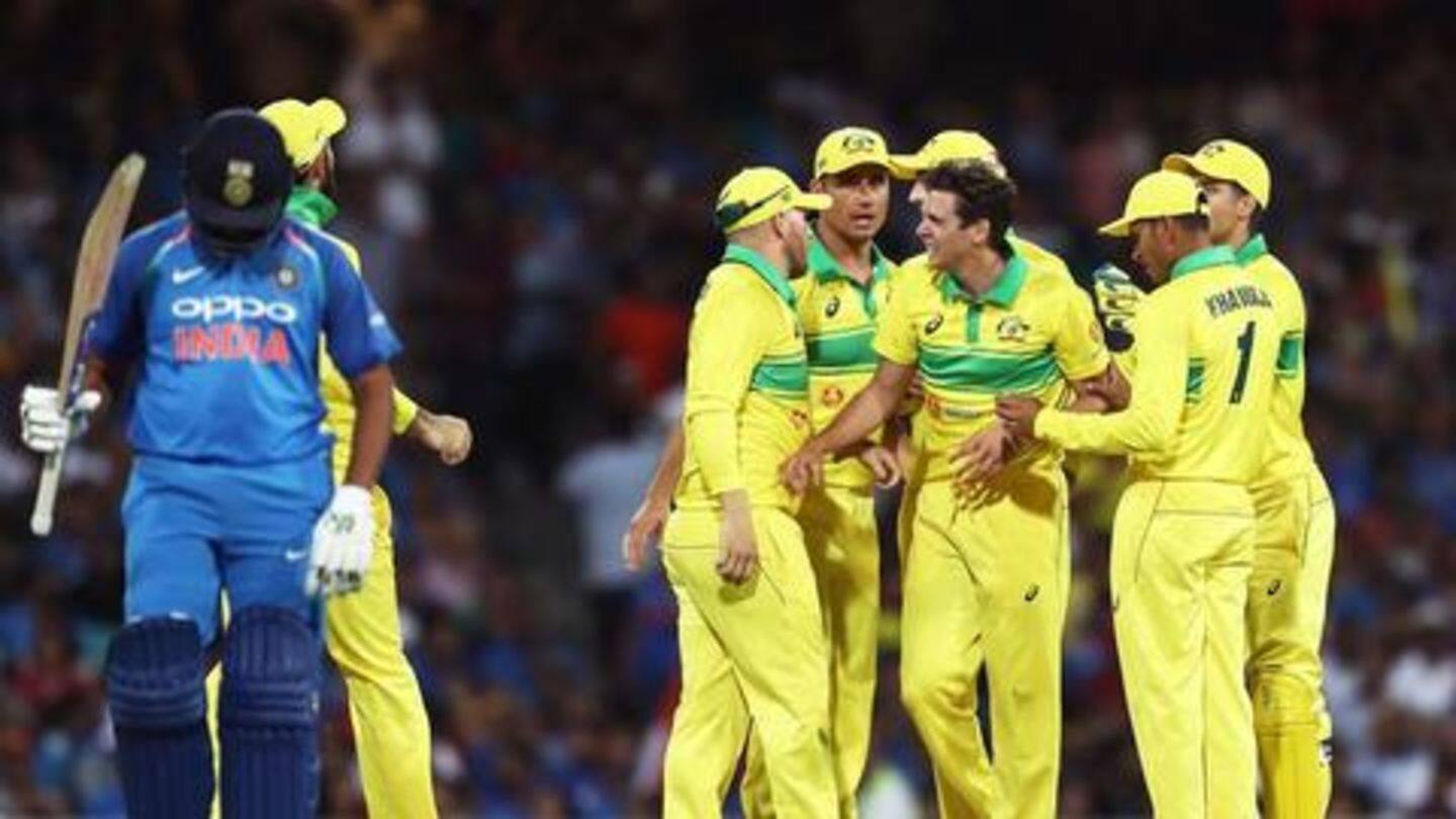 #IndiaInAustralia: Three key moments of the first ODI