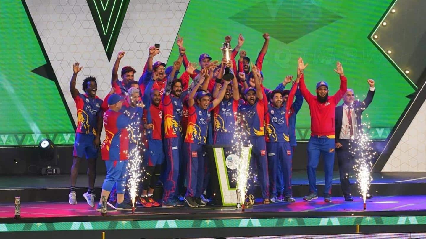 Karachi Kings overcome Lahore Qalandars to win maiden PSL title