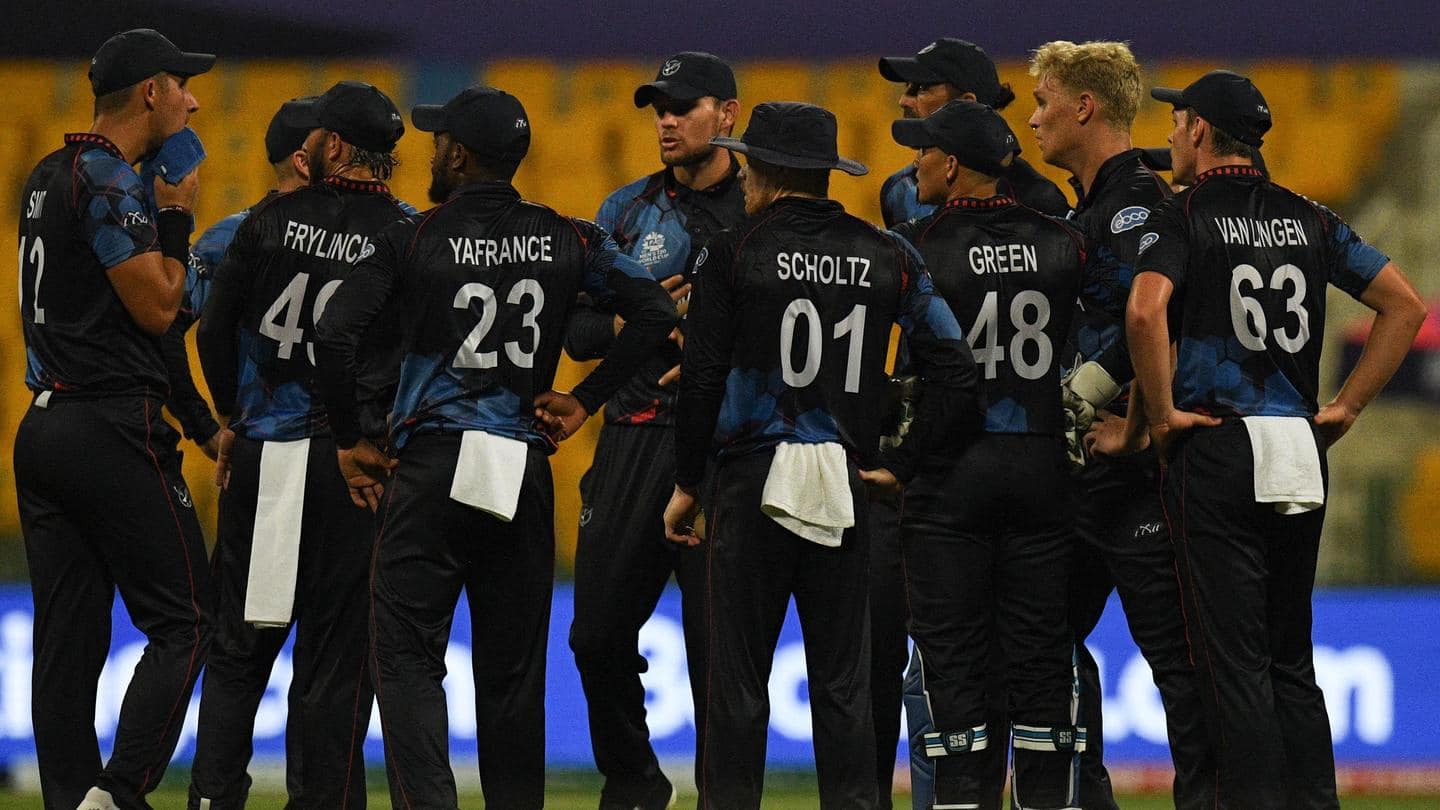 ICC T20 World Cup, Namibia beat Scotland: Records broken
