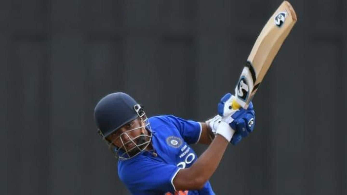 Prithvi Shaw involved in a heated exchange with Siraj