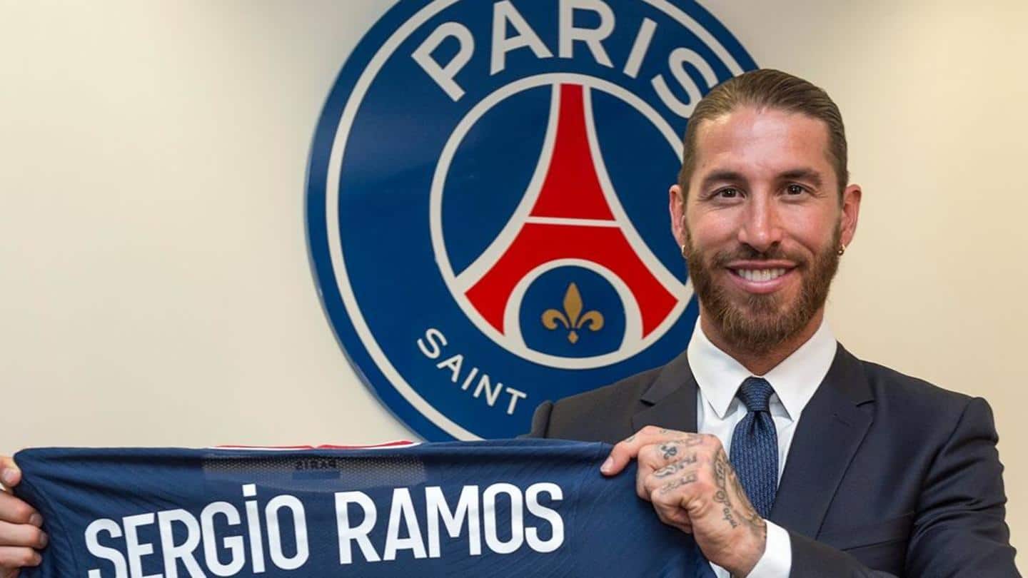Sergio Ramos joins Paris Saint-Germain on two-year deal