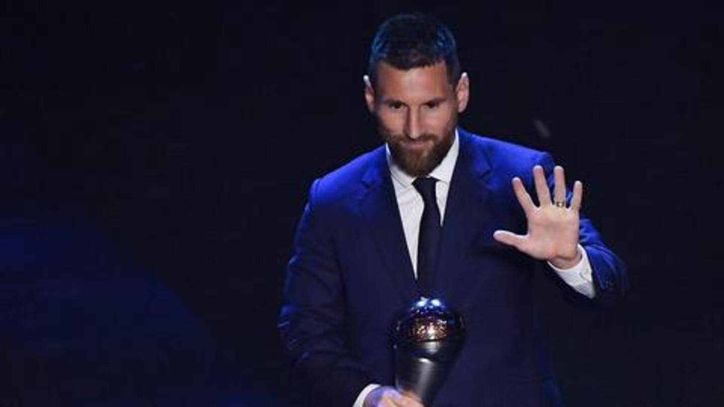 Messi voted the world's best for the sixth time Messi voted the world's best for the sixth time