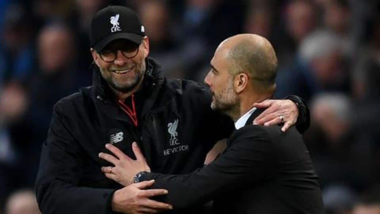 Jurgen Klopp versus Pep Guardiola in numbers: Details here