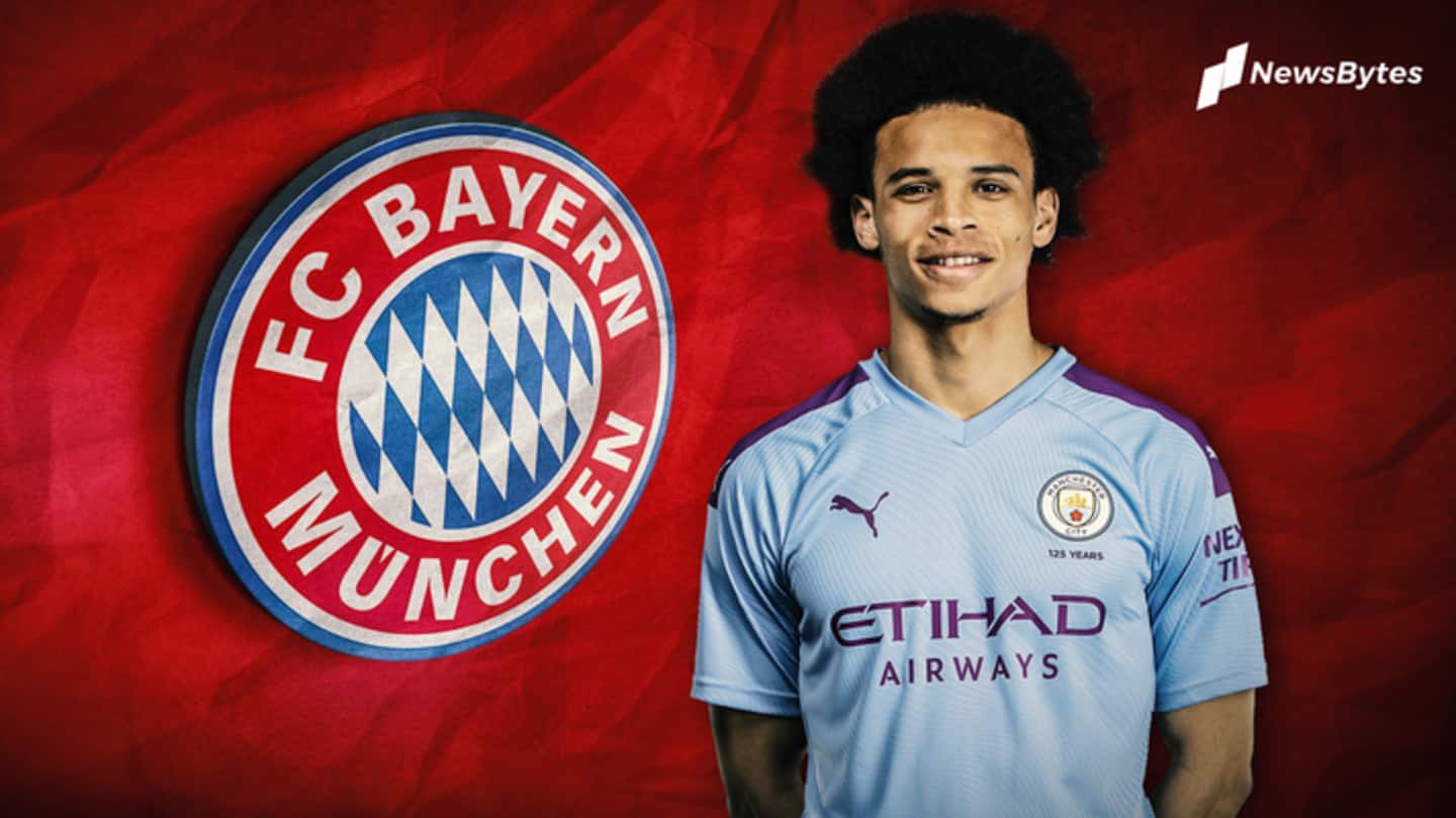 Bayern Munich agree £54.8m fee for Leroy Sane