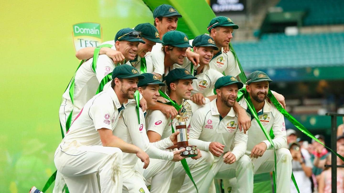 Australia replace India from top in World Test Championship table