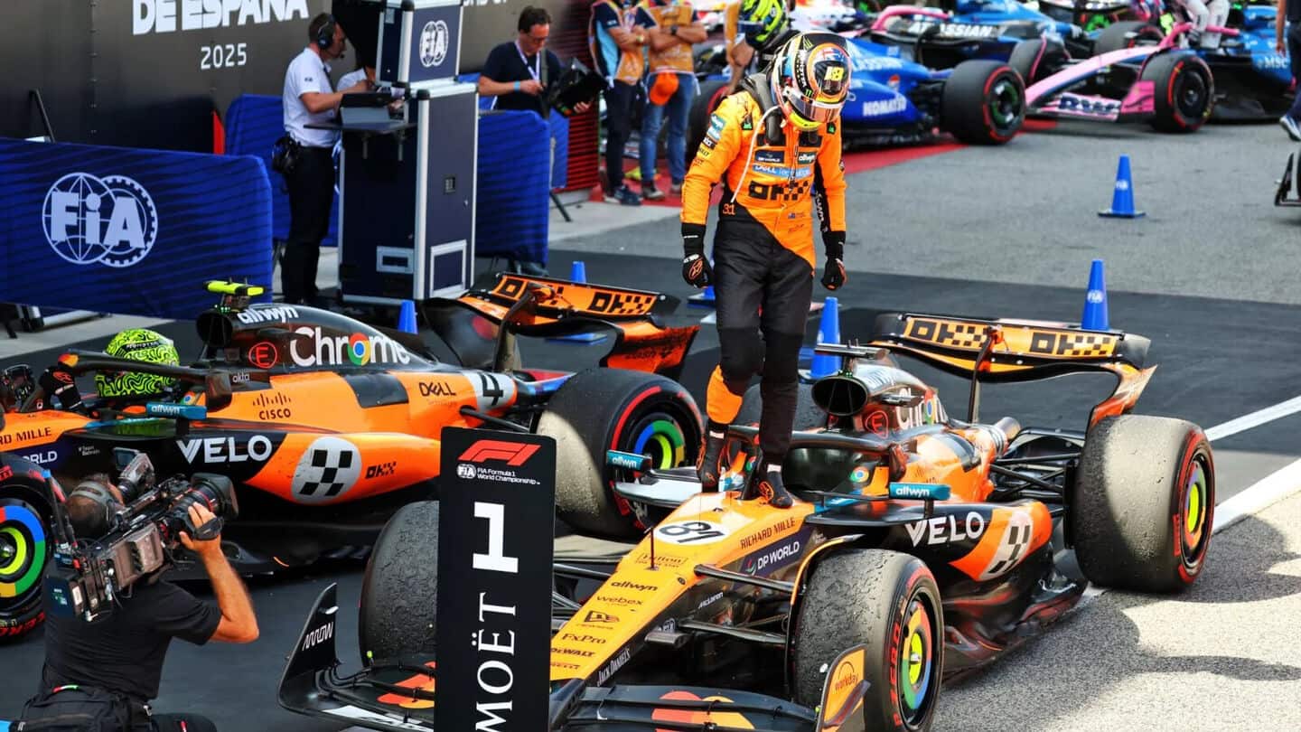 Oscar Piastri wins Spanish GP as Max Verstappen gets penalized Oscar Piastri wins Spanish GP as Max Verstappen gets penalized