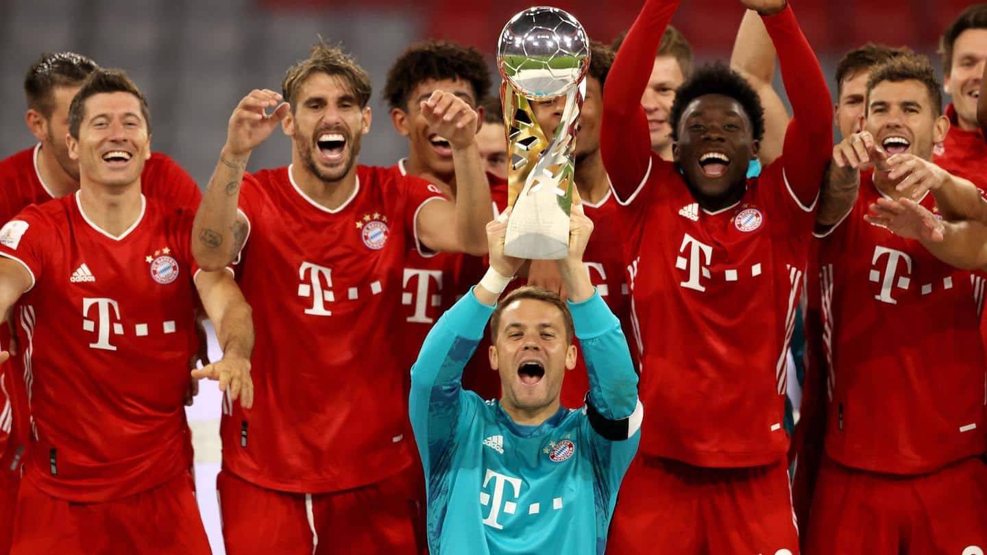Bayern Munich win fifth trophy in 2020: Key numbers