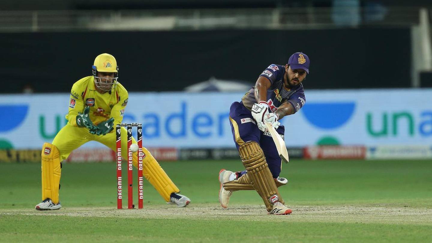 Nitish Rana gets past 1,400 career IPL runs Nitish Rana gets past 1,400 career IPL runs