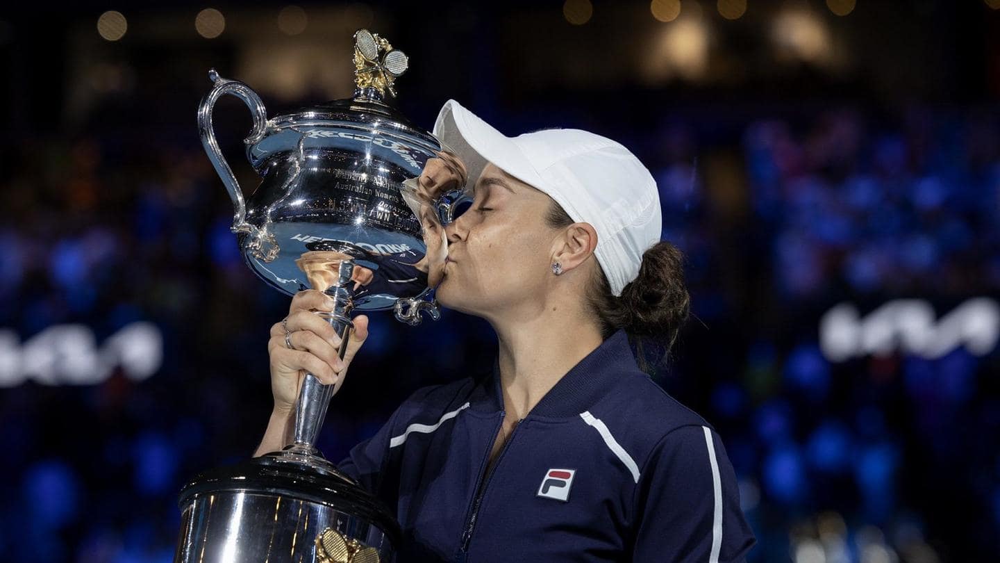 25-year-old world number one Ashleigh Barty retires from tennis