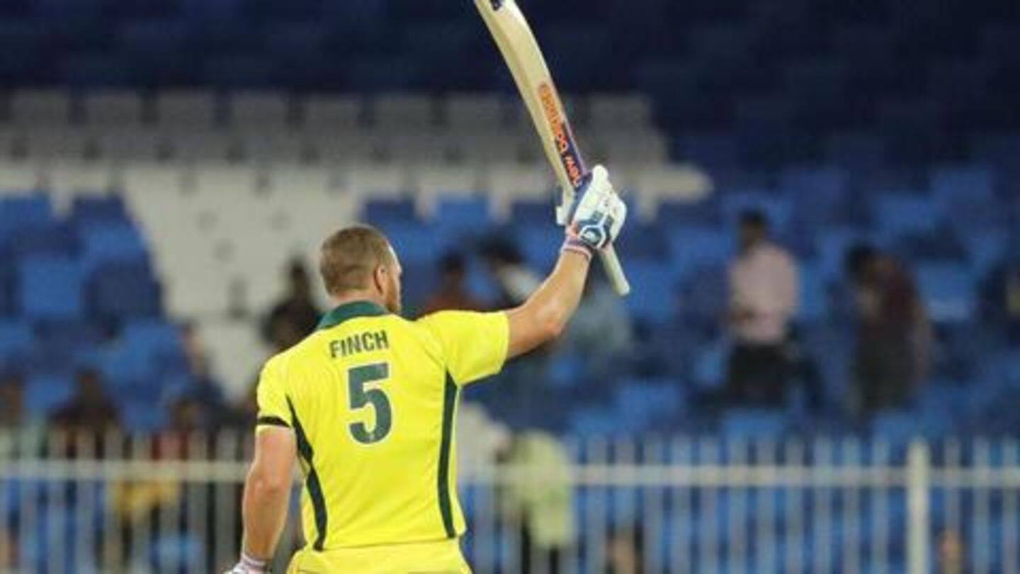 Finch registers 13th career ODI ton Finch registers 13th career ODI ton