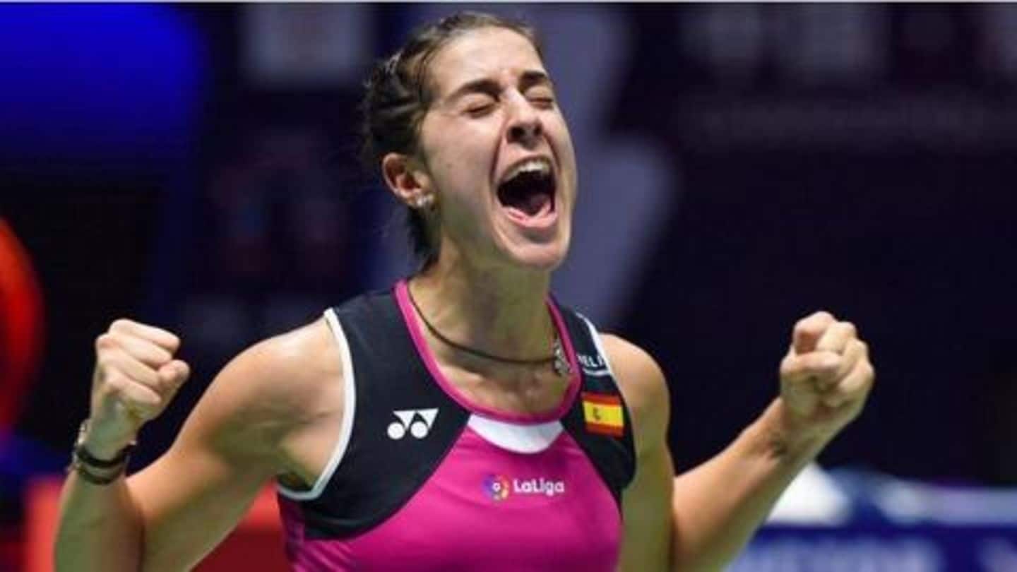 Marin comes back strongly to deny her opponent Marin comes back strongly to deny her opponent
