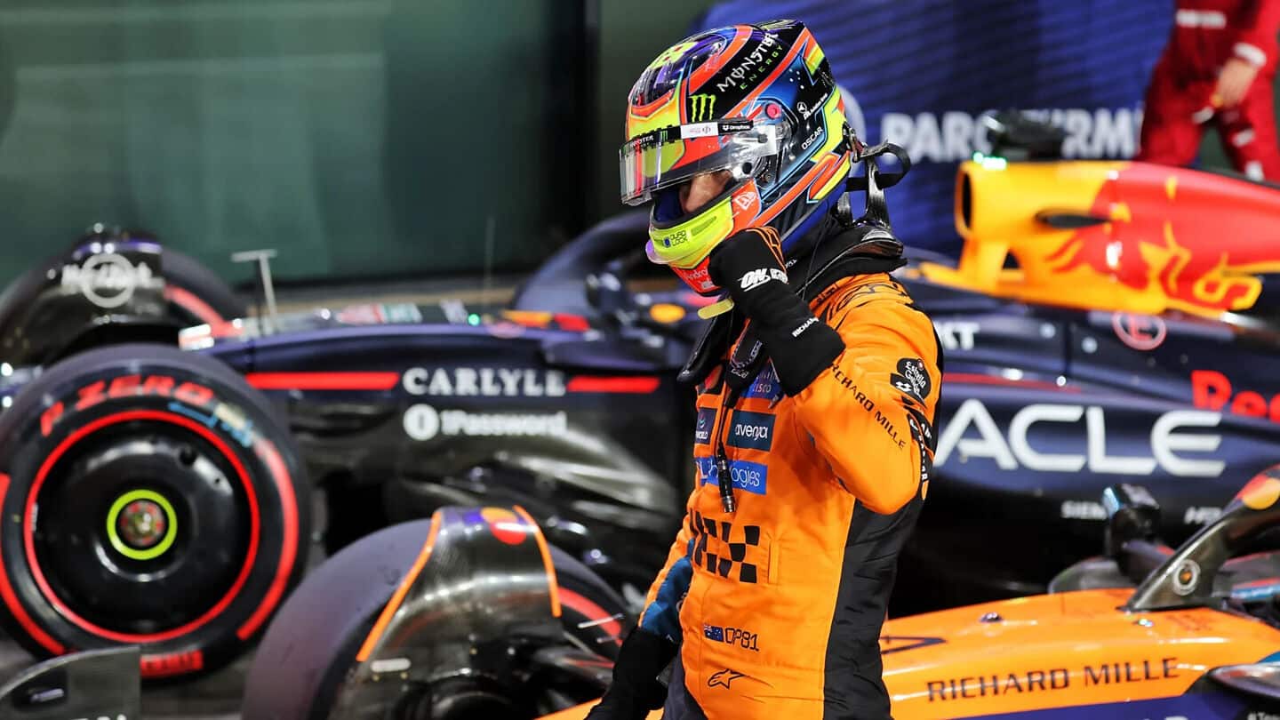 Oscar Piastri secures pole position at Qatar GP: Details here