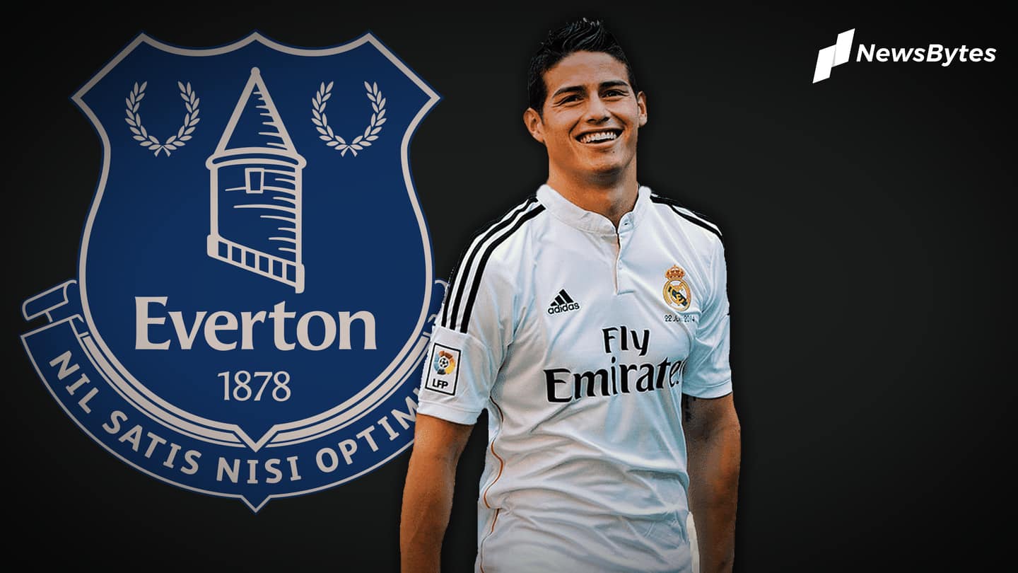 Transfer news: Real Madrid's James Rodriguez close to joining Everton