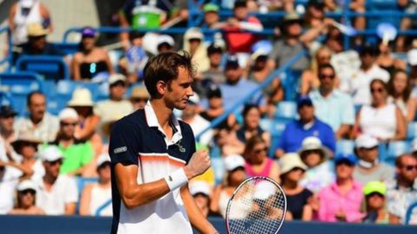 Medvedev downs Goffin to win the trophy Medvedev downs Goffin to win the trophy