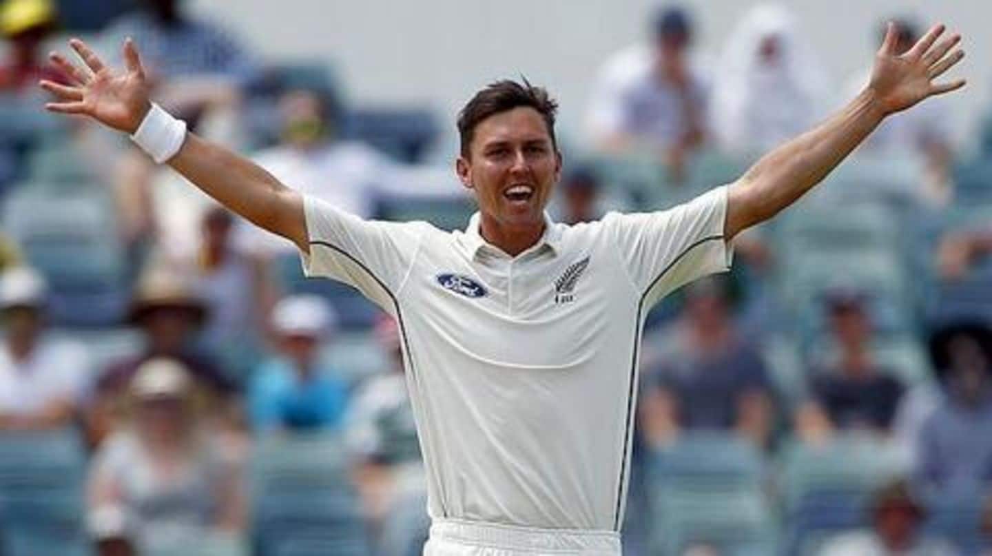 Boult second fastest to 200 Test wickets for NZ Boult second fastest to 200 Test wickets for NZ