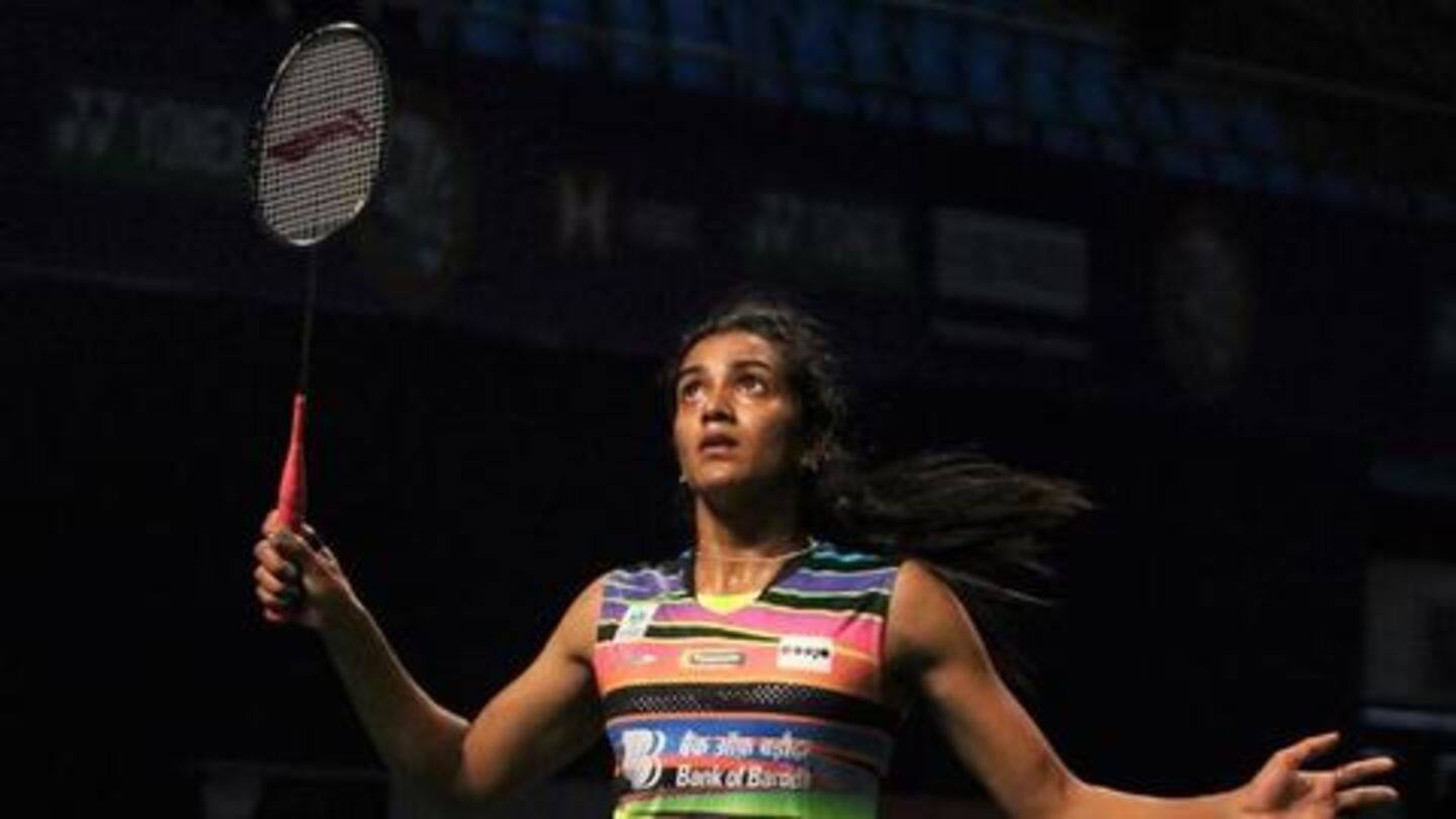 Sindhu had suffered an early exit on Tuesday Sindhu had suffered an early exit on Tuesday