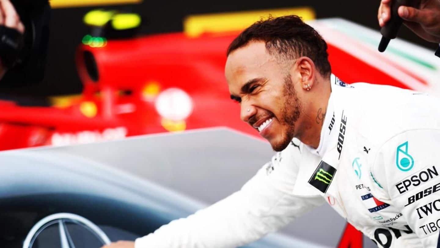 Lewis Hamilton signs a new deal worth £40mn with Mercedes