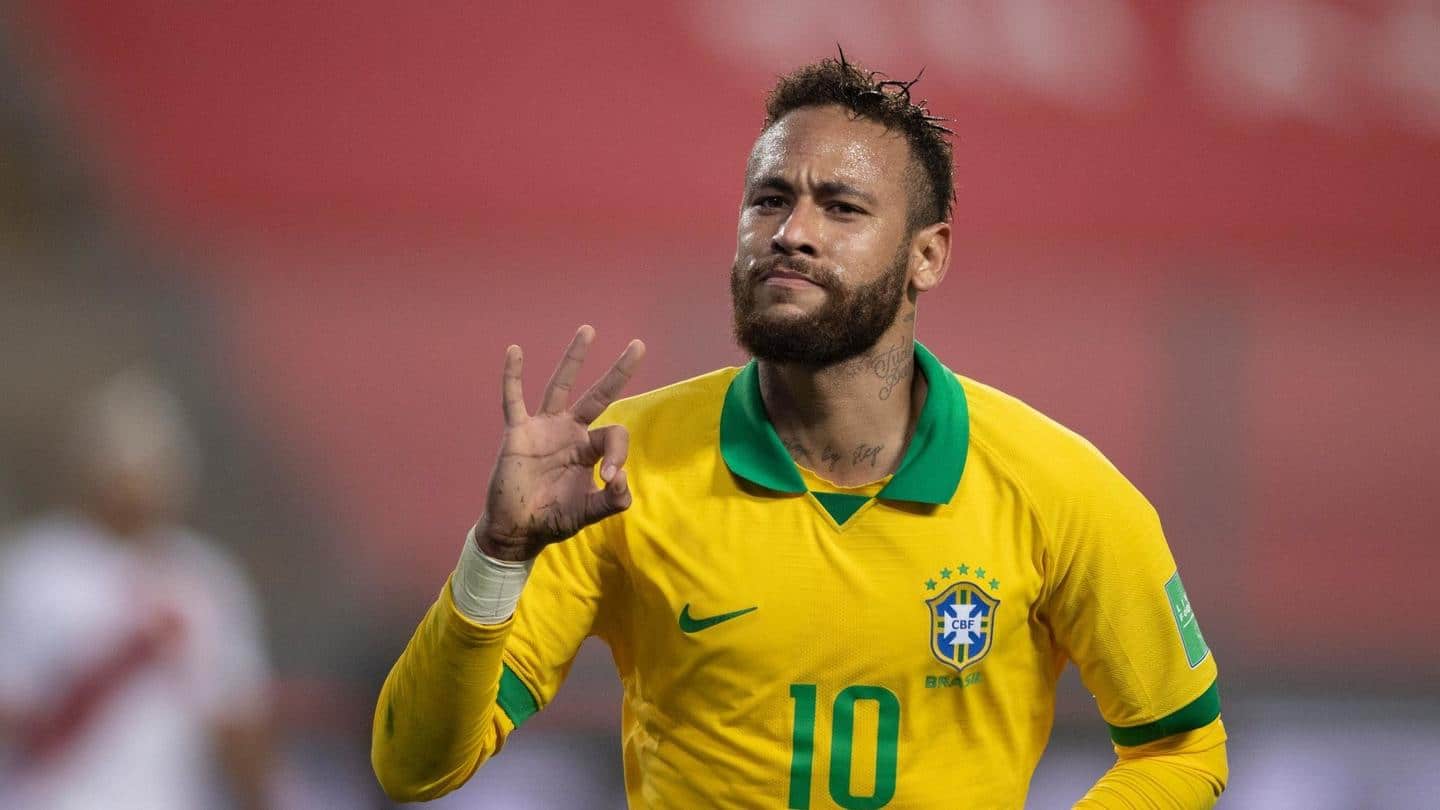 Neymar moves second behind Pele in Brazil's all-time scorers list