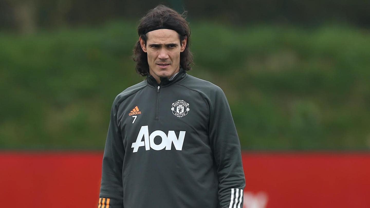 Manchester United forward Edinson Cavani banned for three matches