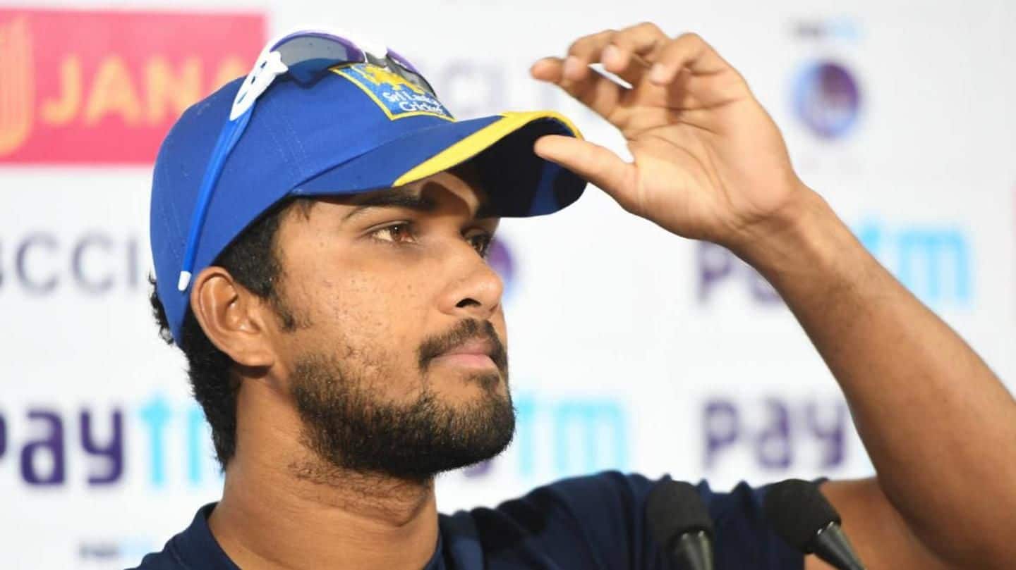 Lanka skipper Chandimal charged with 'changing the condition' of ball