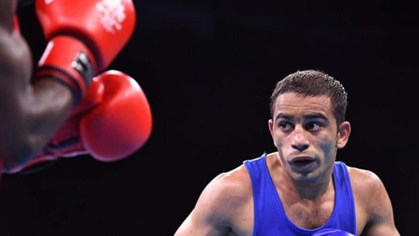 Boxer Amit Panghal nominated for Arjuna award