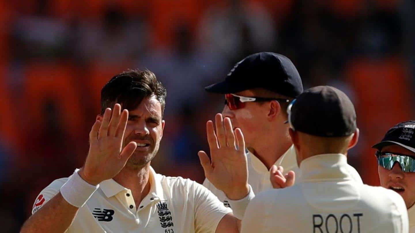 James Anderson gets to 900 international wickets