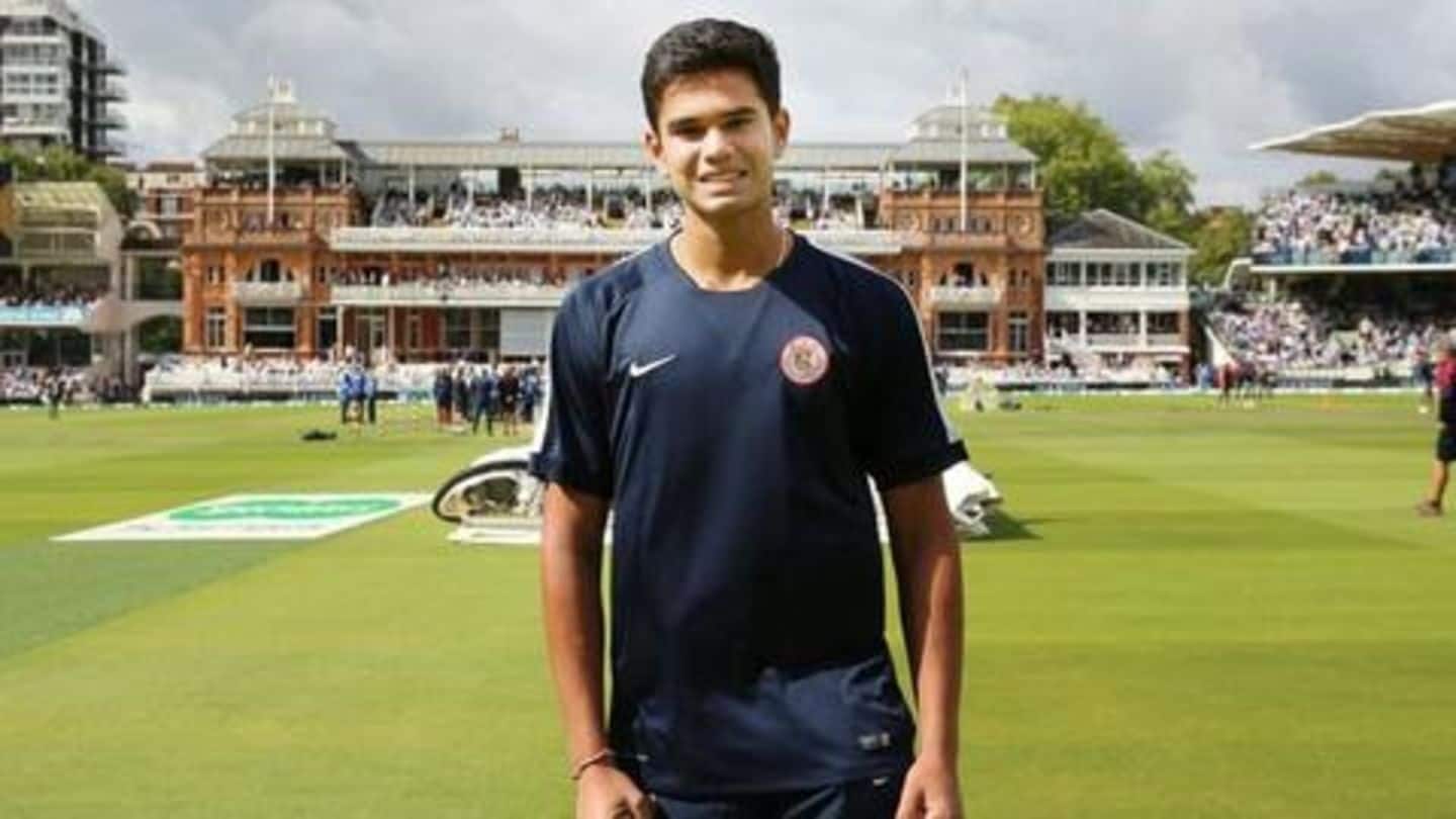 Watch: Arjun Tendulkar produces magical delivery to dismiss Surrey batsman