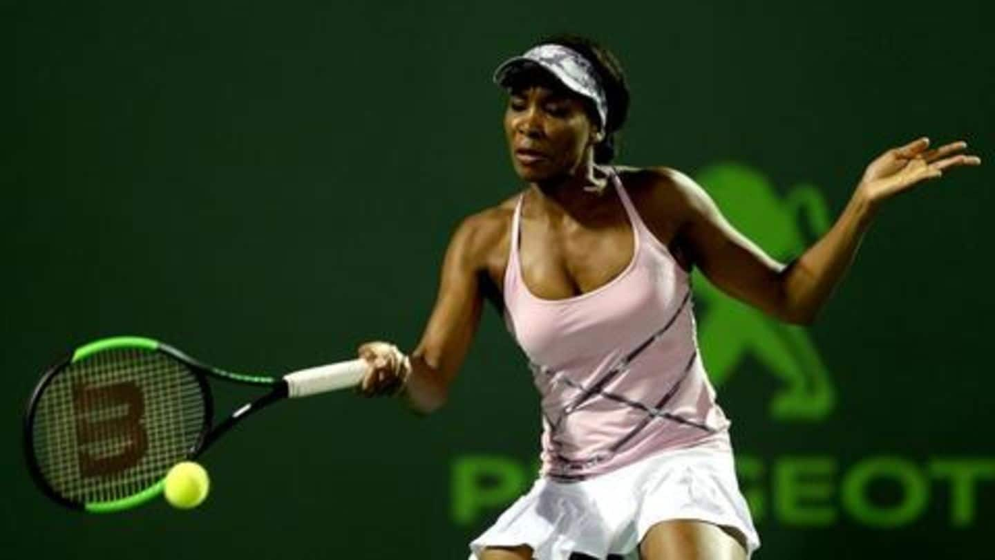 Miami Open: Venus through to second round, Andreescu wins