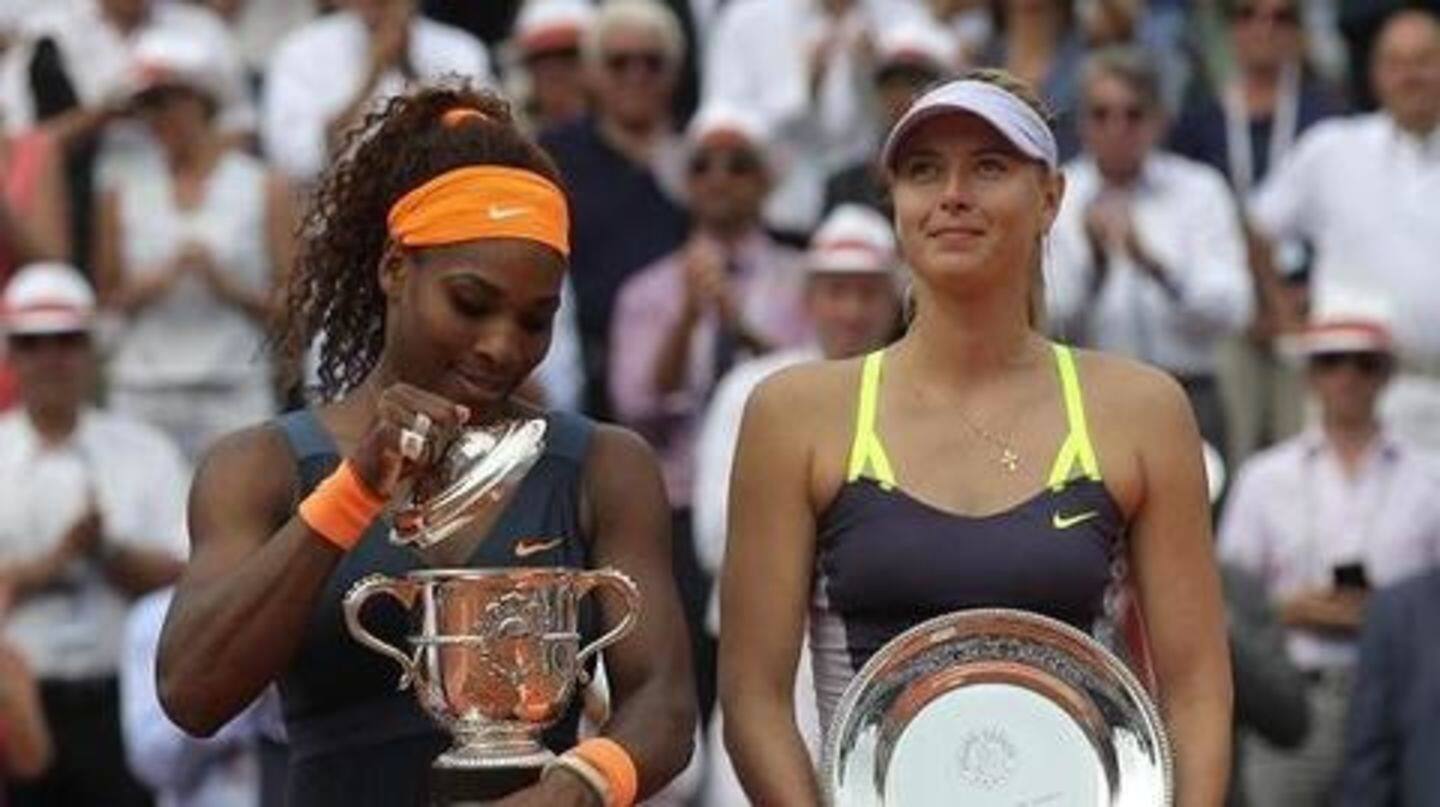 Women's singles: Serena to face Sharapova in first round Women's singles: Serena to face Sharapova in first round