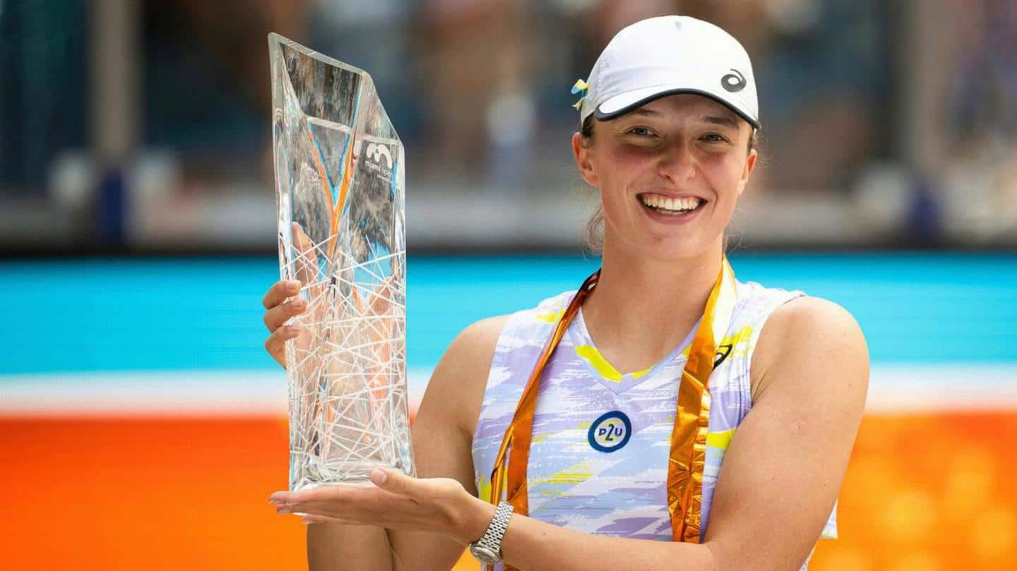 Iga Swiatek wins Miami Open 2022: Records scripted